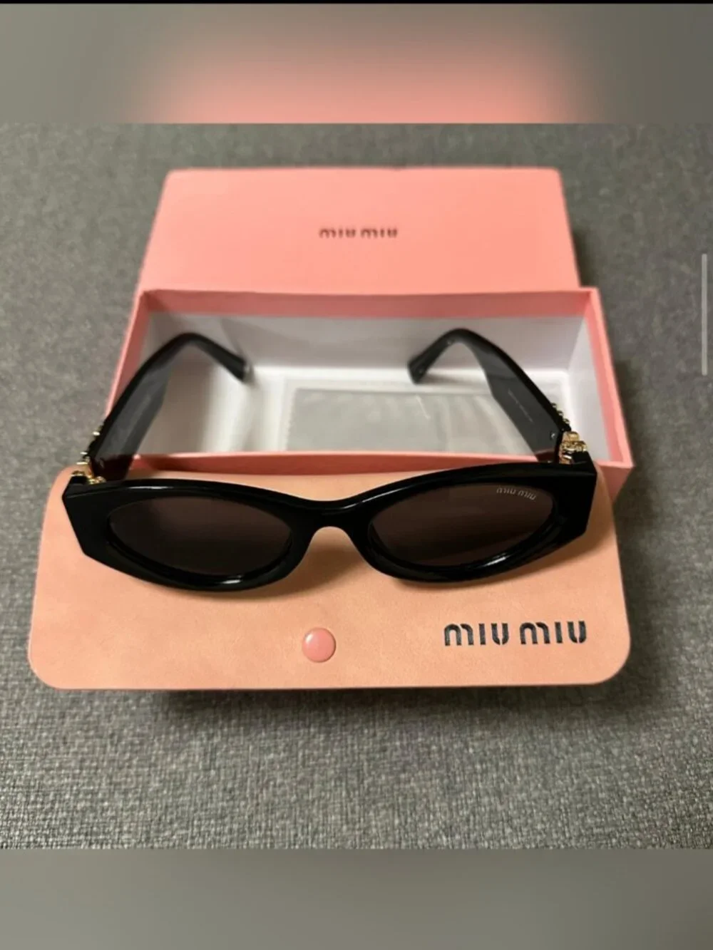 Black Miu Miu Sunglasses
